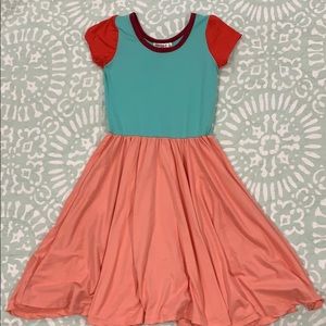 Girls Dot Dot Smile color block dress size 7